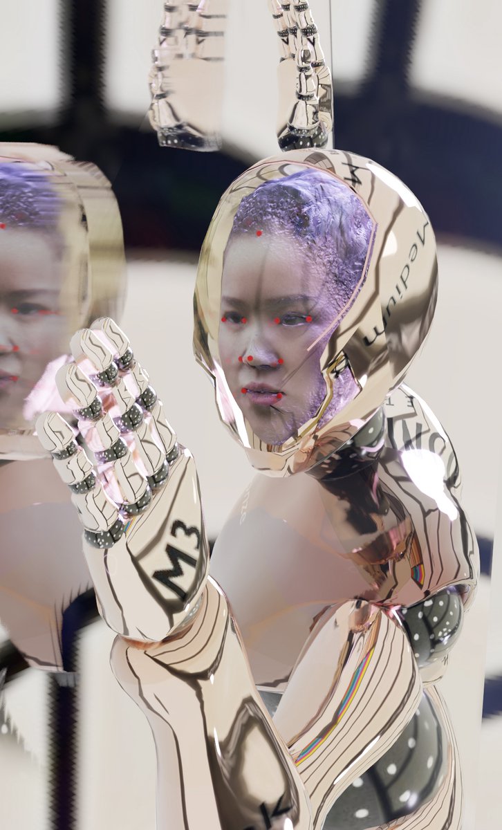 arebyte's tweet photo. ⛓ Today on arebyte on screen: we present the next artist in the chain ⁠
⁠
@_menkman selected:⁠
@EchoCanLuo to follow in the chain⛓⁠
⁠
Chocho studio reshaping the face, 2020
⁠
Watch now on https://t.co/BnGoqyVh77⁠
#arebyteonscreen #aos #artistchain https://t.co/25hD1JewQE