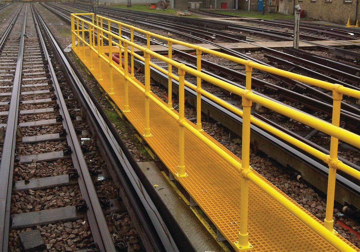 fh_brundle's tweet photo. Our yellow modular GRP handrail system is a lightweight, cost-effective method to easily construct long runs of handrailing with low maintenance costs.
Easy to install, you simply cut the tube and fix it on-site.
Find out more - https://t.co/3KfKaahzgo
#grp #grphandrails https://t.co/mVoBrDBMF2