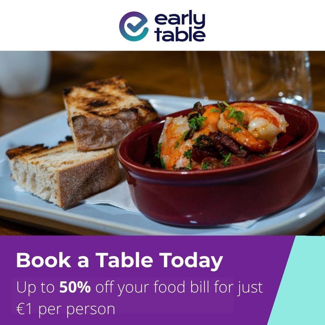 Early_Table's tweet image. Enjoy a meal this week with friends! Visit earlytable.ie to make your booking. 

#earlytable #restaurant #Ireland