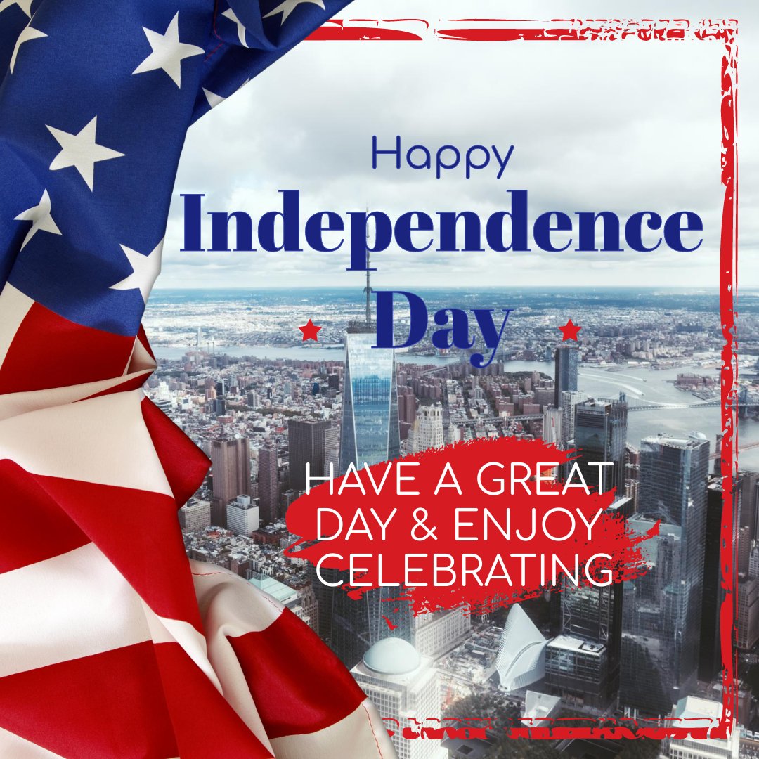 ExomGroup's tweet photo. Happy 4th of July to all our American Clients. Enjoy celebrating Independence Day.

"We must be free not because we claim freedom, but because we practice it."
— William Faulkner.
.
.
.
#4thofjuly #usa #america https://t.co/oECkxdWHa6