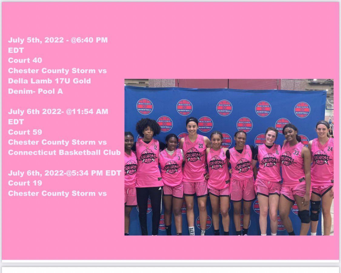 coachevans3011's tweet photo. College coaches come and check out this group of young ladies, they won’t disappoint!!!!@TFNsRun4Roses @ChescoHoops @chestercountys1 https://t.co/UBf2o89O4R