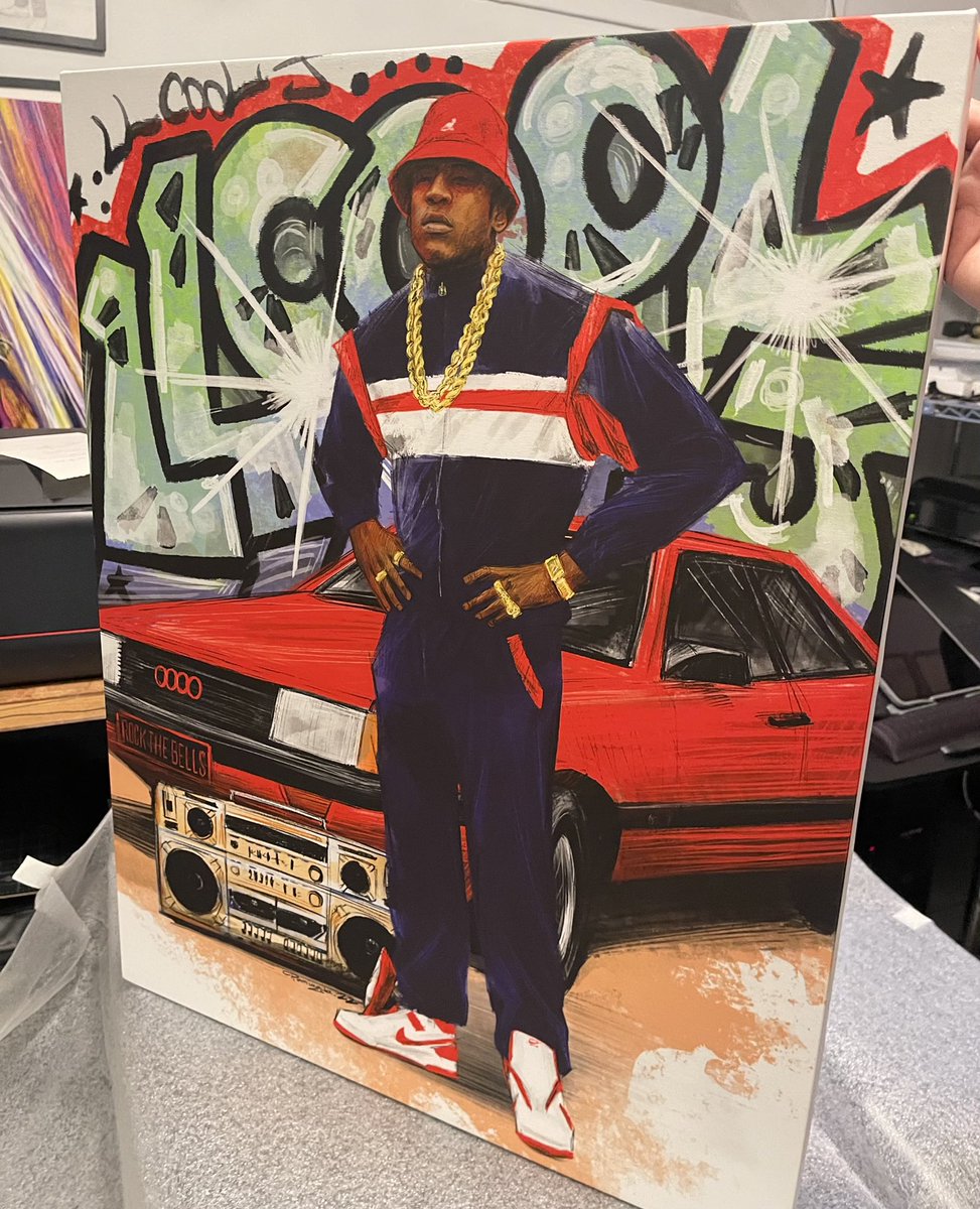 cpaniagua_art's tweet photo. Proud to see these two pieces make their way to the @uhhmuseum. A true blessing to represent the culture I was raised in and love! #hiphop #UHH2024 #REvolutionofhiphop #hiphopculture #hiphopmuseum #hiphopccollection #newyork #cpaniaguaart #Keithgrayson #LLCoolJ https://t.co/UUzdeE0Oe0