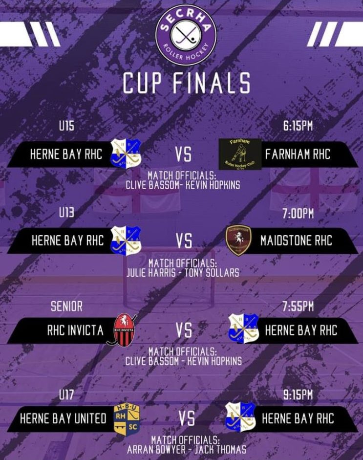 HBURHSC's tweet photo. SECRHA Cup Finals is back Saturday 9th July 

Cup finals night starts at 6:15pm with U15s kicking things off, we will then finish off with U17s challenging for the Terry Barton Cup.

Entry is £5 per person or £10 for a family ticket https://t.co/0cJOgDZonL