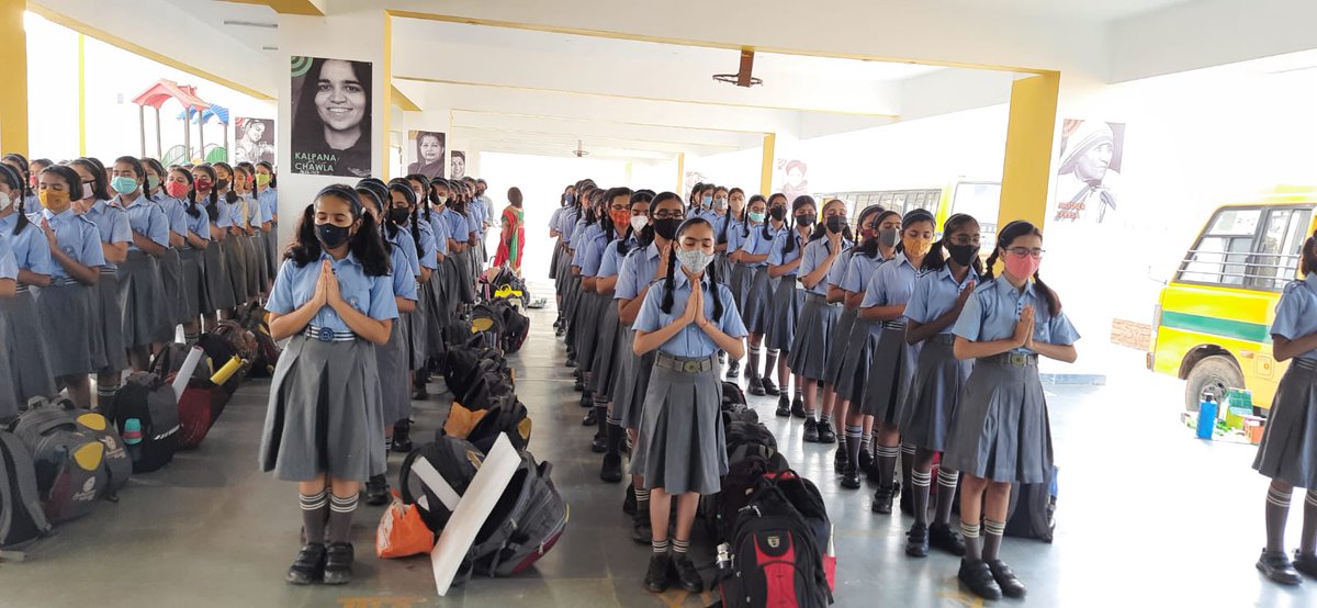 The empty corridors and classrooms  of Indirapuram Public School Girls are again filled with the happy voices of its students. The students of IPSG returned to school energized on 4th July 2022, after a long summer break. #corridors #classroom #IndirapuramSchools #ipsgirlsrock