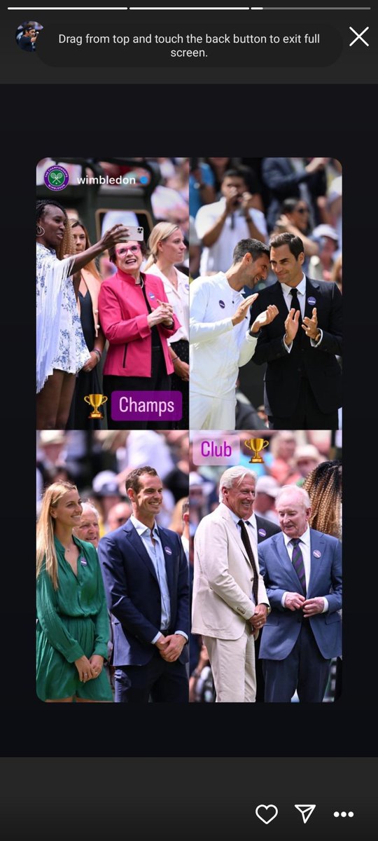 La_Dec1ma's tweet photo. Roger's Insta story #Fedole π https://t.co/pRwQmIpzLy