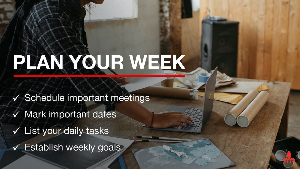 If you spend 10-12 minutes planning your day, you'll save up to 2 hours of time that would have otherwise gone to waste* 

All you need is 5 minutes to start the week right. 

*source: <a href="/TrafftS/">Trafft</a> 

#productivity #planyourday #hiscoxUK