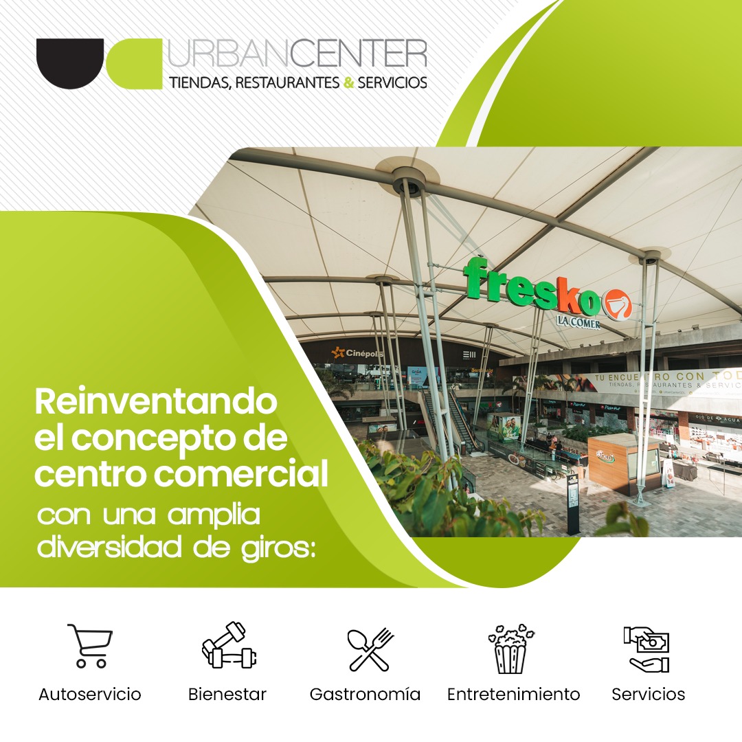 UrbanCenterMex's tweet photo. Urban Center con ubicaciones inmejorables y sofisticado diseño arquitectónico reinventa el concepto de los centros comerciales con su diversidad de giros, que satisfacen necesidades de consumo, servicios, bienestar, gastronomía y entretenimiento garantizando una experiencia única https://t.co/ChLGrYgCvh