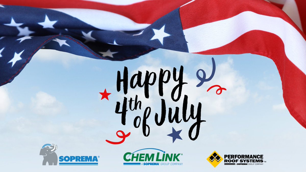 Chem_Link's tweet photo. Four reasons to celebrate the Fourth: food, family, fun, and freedom! Happy Independence Day from @Chem_Link. Our offices will be closed on Monday, July 4. We will reopen at 8 AM Tuesday, July 5. #July4 #ChemLink #America https://t.co/ElOlSbhLYd