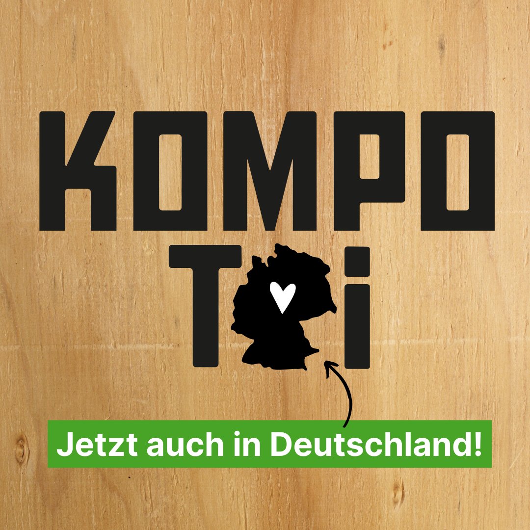 Kompotoi_de's tweet photo. Hallo 🇩🇪! 
Wir kümmern uns jetzt auch hier um (fast) jeden Scheiß! 😉 

Jetzt schon in #München #Darmstadt #Chemnitz #Leipzig und bald vielleicht auch in deiner Region!

Lasst uns zusammen eine bessere Erde machen!
#Komposttoiletten #Sanitärwende #Trockentoiletten https://t.co/4PTlgxDq1A