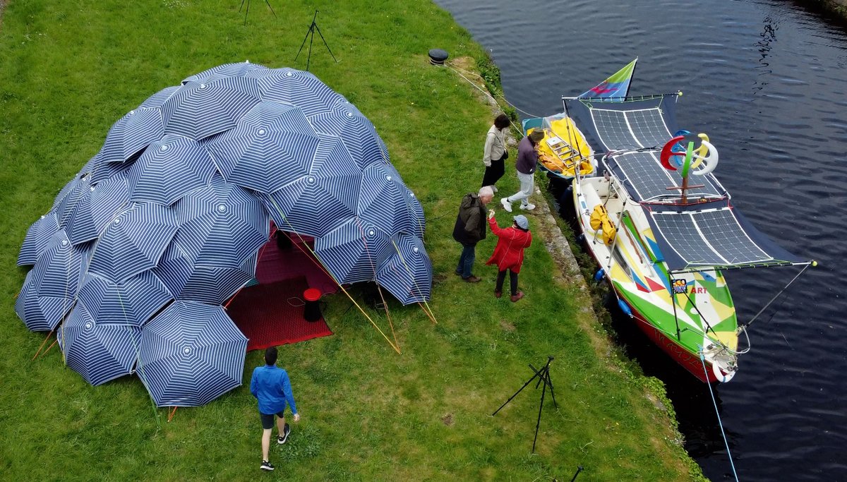 Tune in to @RTEArena this evening between 7 and 8 pm to hear about our about our @ecoshowboat expedition on a solar #electricboat from Limerick to Enniskillen!
Supported by @artscouncil_ie, @creativeirl, @scienceirel,
#climatechange  #environment #sustainability #ecoart