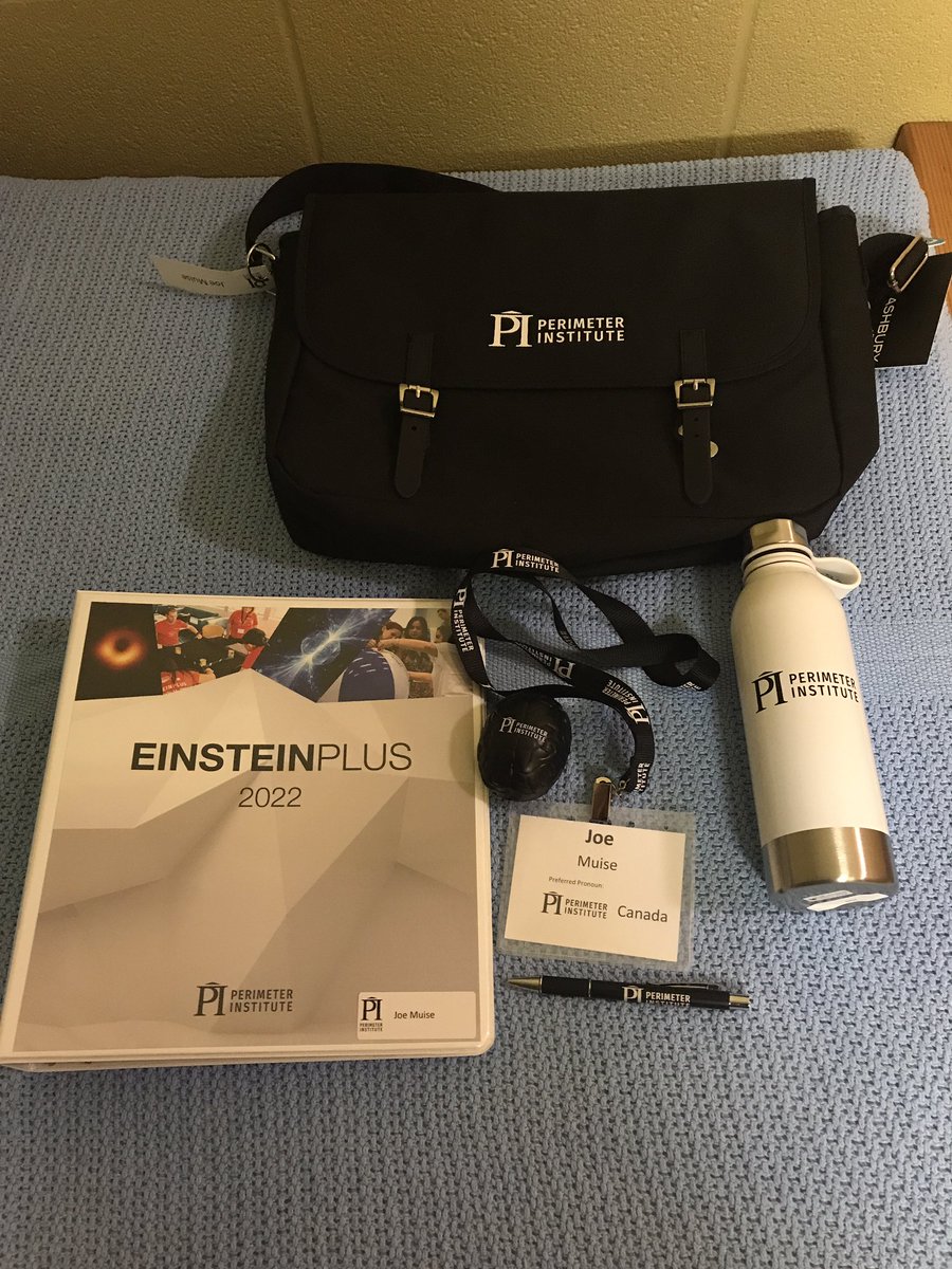 So great to be back doing in person #iteachphysics pro-d!  Looking forward to a great week with <a href="/Perimeter/">Perimeter Institute</a> and a bunch of people I have met through this bird-app! #einsteinplus