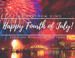 Happy 4th of July from all of us at SERVPRO!