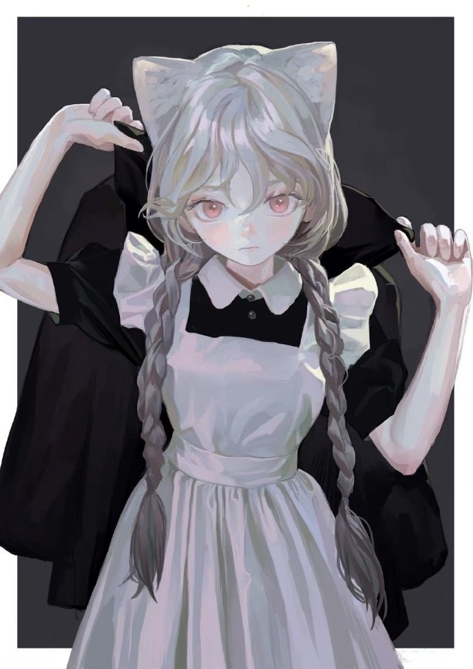 cat maid😳 
Artist: @fkey123 
#cosplayergirl 
#maid 
#catgirl https://t.co/aQeGsNXbSn