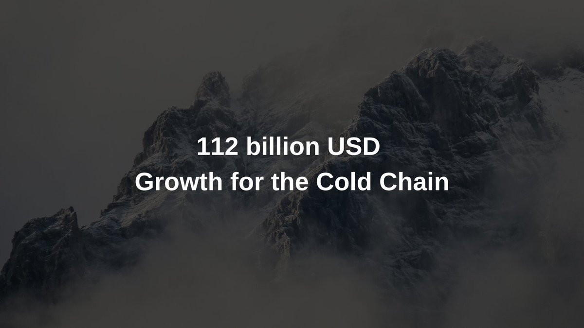 It is believed that the cold chain market in Europe will reach up to 112 billion USD, opening investment opportunities for companies in ancillary industries like cold storage &amp; cold transportation. 

#coldchain #coldchainmarket #openinginvestment #coldstorage #coldtransportation