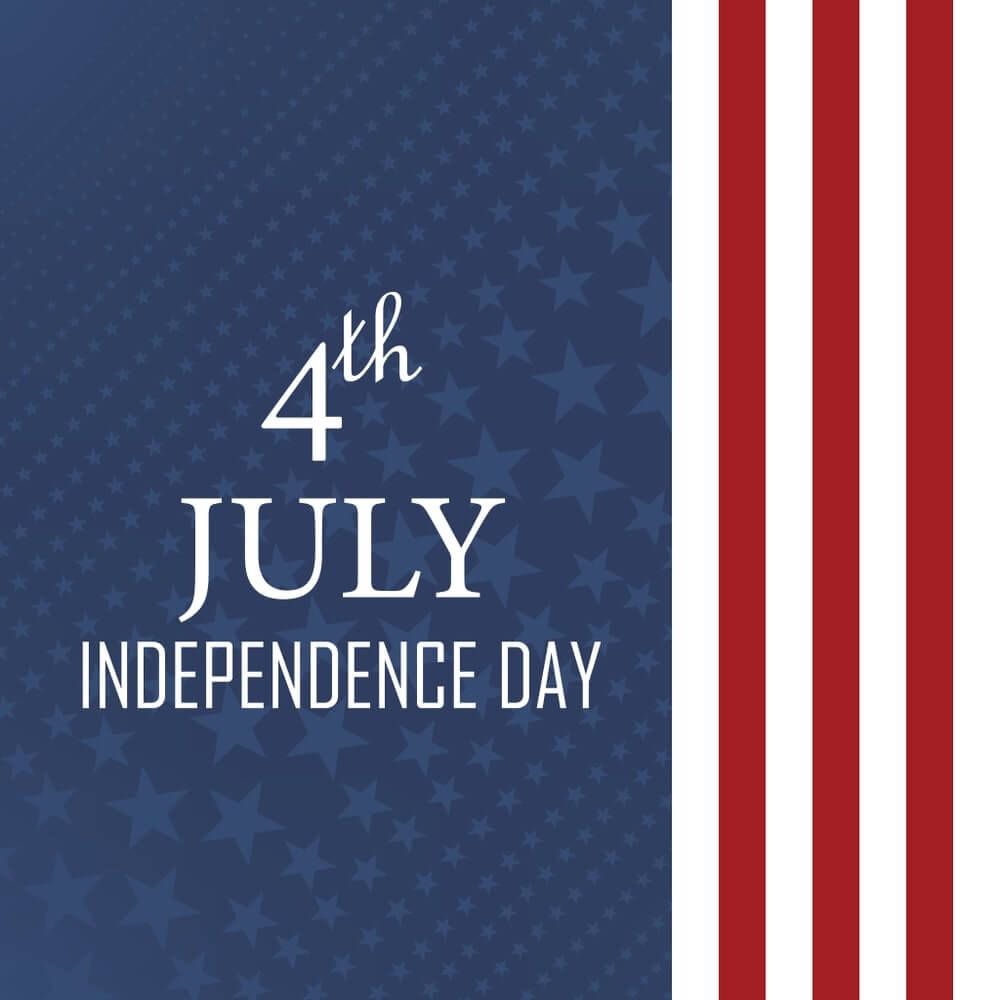 Wishing all a safe and happy Independence Day! ❤️🤍💙
God Bless America! 🇺🇸

#IndependenceDay #FourthofJuly #GodBlessAmerica