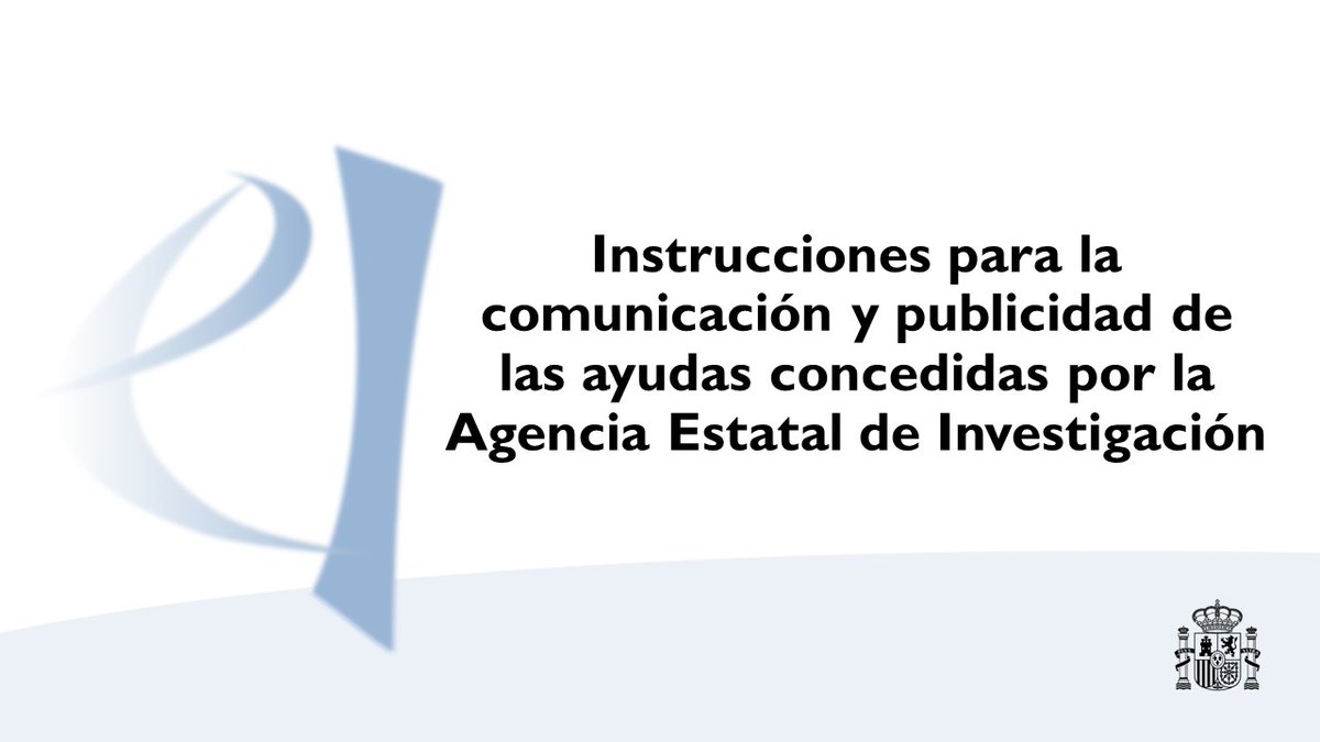 Agencia Estatal de Investigación tweet media
