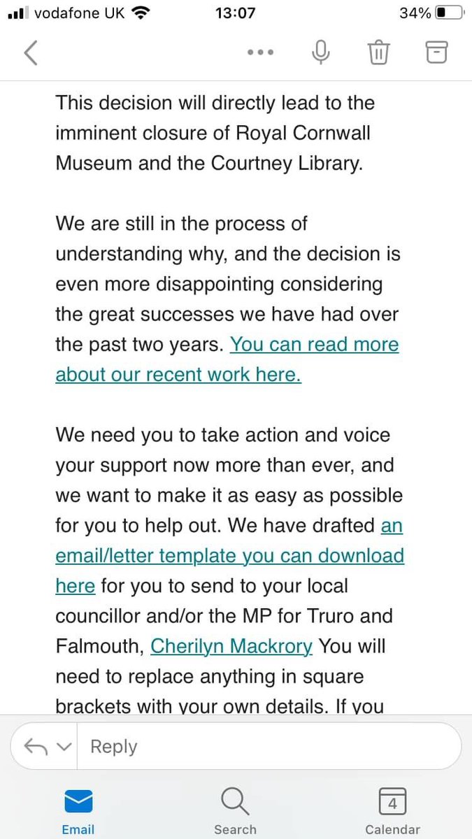 The Tories have cut all funding to the Royal Cornwall Museum and they are now faced with imminent closure.

This is absolutely appalling from a party that do not understand the value it has to Cornwall, our heritage and our culture.