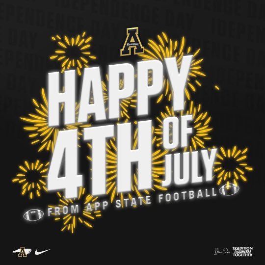 <a href="/AppState_FB/">App State Football</a> <a href="/coach_sclark/">Shawn Clark</a> <a href="/DaleJones54/">Dale Jones</a> <a href="/Coach_Hicks51/">Coach Phillip Hicks</a> 🇺🇸⛰🟡⚫️