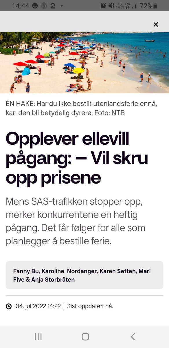 tantaretass's tweet image. Kom som ei bombe, smi mens liket e varmt #sas #priser #streik #konkurenter