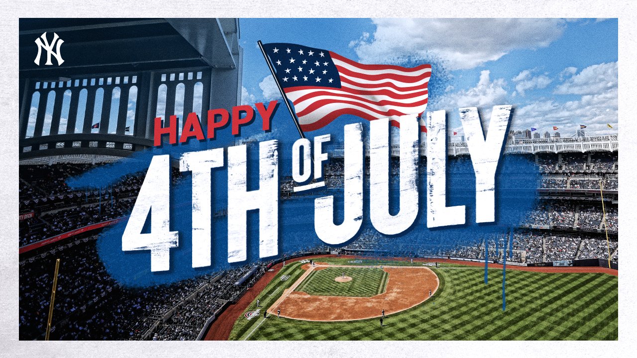 background 4th of july baseball