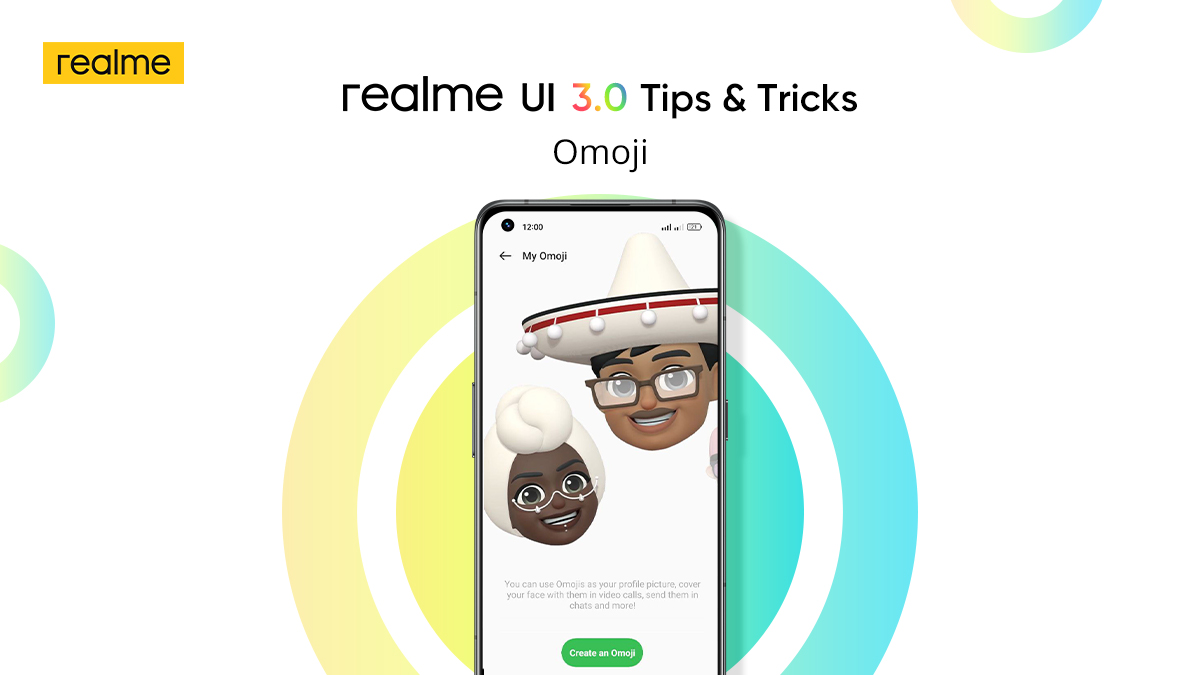 realmeIndia's tweet photo. It's time to have some #SeamlessFun with the #realmeUI 3.0.
Here are some Tips and Tricks for you to create your very own personalized Omoji.
Know more: https://t.co/abahEp6SMR https://t.co/lL30yz8Vwz