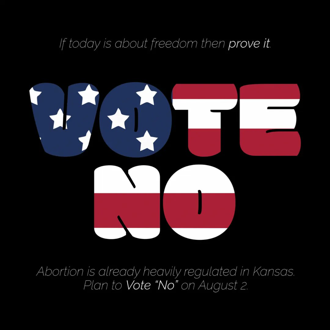 KS Young Democrats (@kansasyoungdems) on Twitter photo The best freedom is freedom for all. Make your plan to Vote No on August 2. The best freedom is freedom for all. Make your plan to Vote No on August 2.