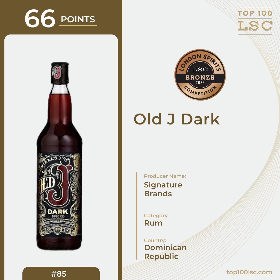 Power-packed with flavours of cola, cloves and lime peel, enjoy it after a work day and stay away from Monday blues.

@oldjspicedrum   

#spiritsindustry #top100spirits #rumlover #rumcocktails #oldjrum #oldjdarkspiced #dominicanrum