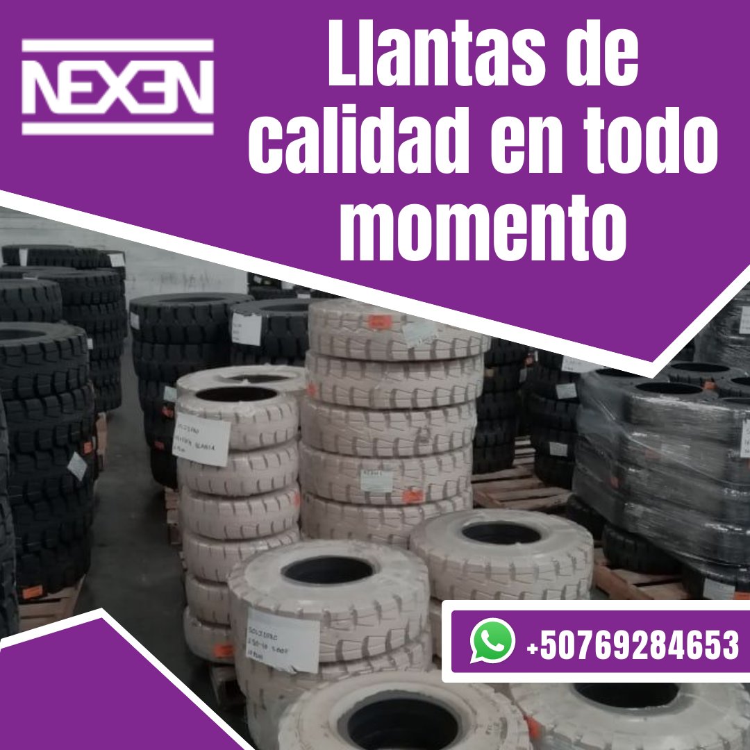 NexenLA's tweet photo. NEXEN, la llanta para montacargas con el mejor costo/hora del mercado, comprobado y garantizado. ✅

Contáctanos mediante WhatsApp para brindarte una atención más personalizada
https://t.co/q5IVZu15un
https://t.co/uw6BfUfQWR https://t.co/PI1GkPcjSg