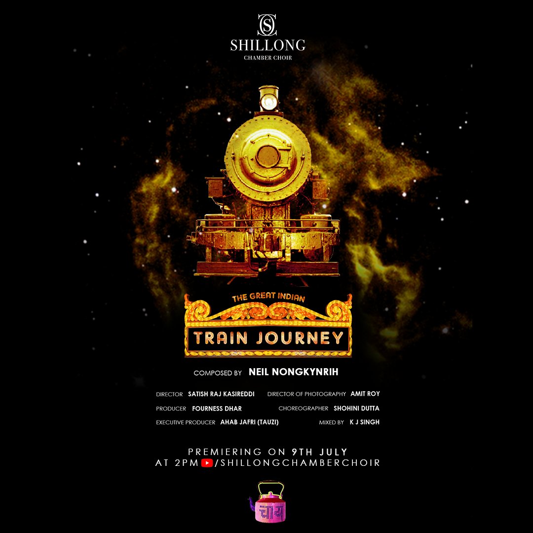 Coming Soon! The labor of our love ' The Great Indian Train Journey' Stay Tuned  #ShillongChamberChoir #NewMusic #IndependentRelease #IndianPop #MusicVideo