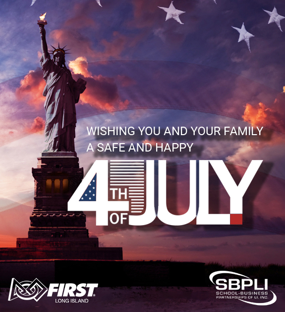 Wishing you and your family a safe and happy 4th of July!