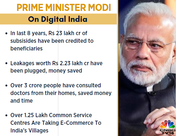 CNBCTV18Live's tweet photo. Over 4 lakh common service centres have been rolled in villages to help people in rural areas benefit from Digital India, says Prime Minister, Narendra Modi (@narendramodi) on Digital India
#DigitalIndia #ServiceCentres https://t.co/VVnhsjldIr