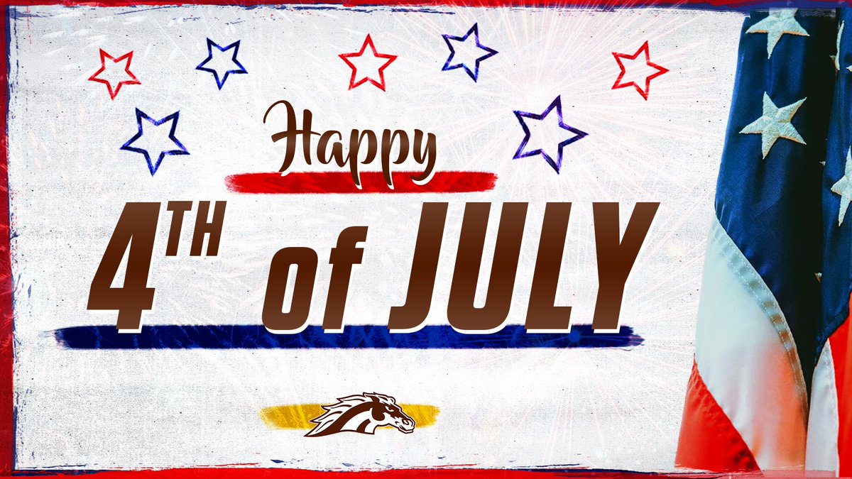 WMUBroncos's tweet photo. Happy 4th of July! 🇺🇸 https://t.co/r7XJ6B8KJx