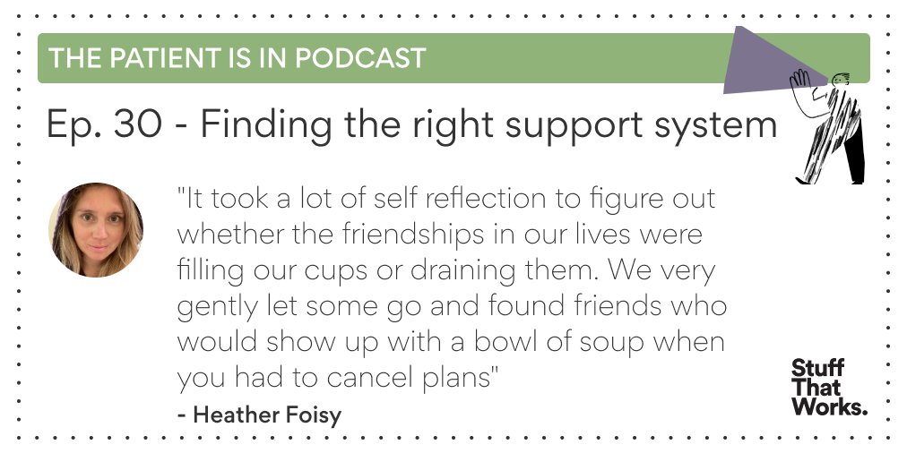 StuffThatWorks (@stuffthatworks1) on Twitter photo New episode of #thepatientisin podcast on finding support when chronically ill: “People that are compassionate & willing to try and understand your story and your pain, are the people that you want to keep around.” <a href="/HeatherFoisy/">Heather Foisy</a> stuffthatworks.health/podcast #Sjogrens #chronicillness New episode of #thepatientisin podcast on finding support when chronically ill: “People that are compassionate & willing to try and understand your story and your pain, are the people that you want to keep around.” <a href="/HeatherFoisy/">Heather Foisy</a> stuffthatworks.health/podcast #Sjogrens #chronicillness