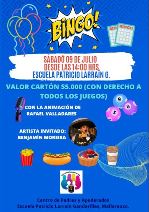 rafavallmeli's tweet photo. #Melipilla Atención Mallarauco , Melipilla y alrededores todos invitados al Gran Bingo .
Estaré en la animación https://t.co/7wpUelyjGn