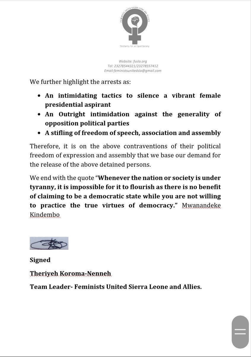 Whenever the nation or society is under tyranny, it is impossible for it to flourish as there is no benefit of claiming to be a democratic state while you are not willing to practice the true virtues of democracy.”

Mwanandeke Kindembo