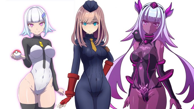 並べて比べてみるとギンガ団リゼはシンプルまとまって好き 