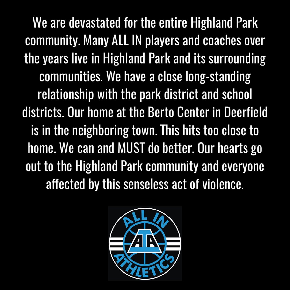We MUST do better.