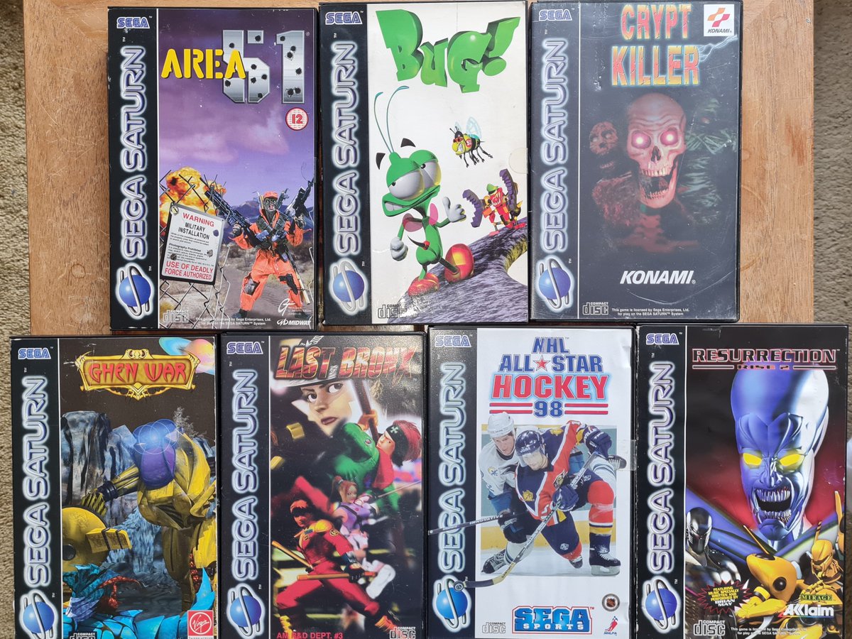 HowittSimon's tweet image. Went to London yesterday and visited the Gaming Market - getting married in 5 weeks so this was the last little spend for a while!  Found some good Saturn games which is always nice, and crossed another one off the Dreamcast list :)