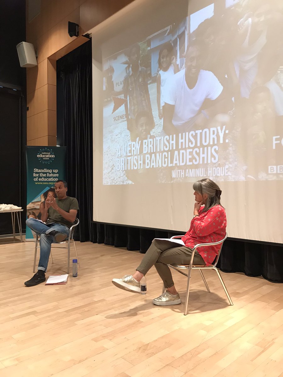 EastLondonNEU's tweet photo. Fascinating discussion with @BrIslam2015 about the rich history of the Bangladeshi community in Britain - a story of struggle and resistance against the odds https://t.co/kFv8z3gahL