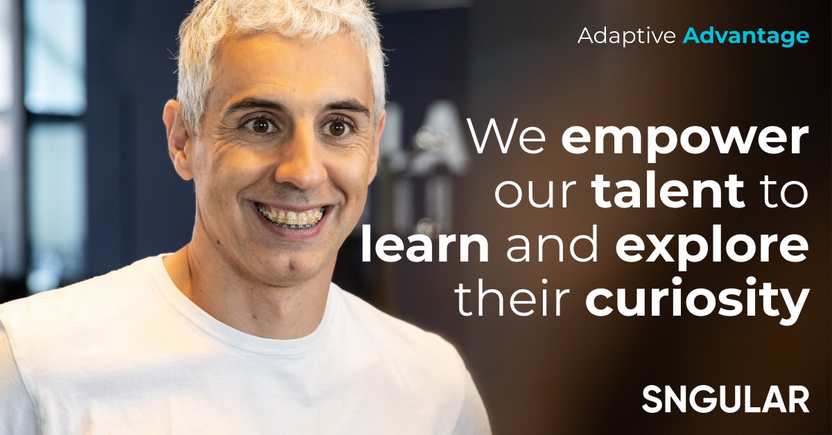 sngular's tweet photo. #AdaptiveAdvantage | The best tool for learning is curiosity.
➡️https://t.co/IqE6peWazp https://t.co/GUllL06s9h