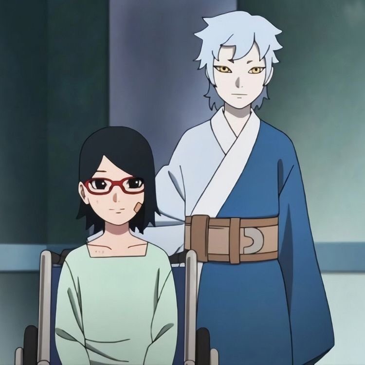 DailySarada_'s tweet photo. Sarada with Mitsuki https://t.co/mNbDY6BP4g