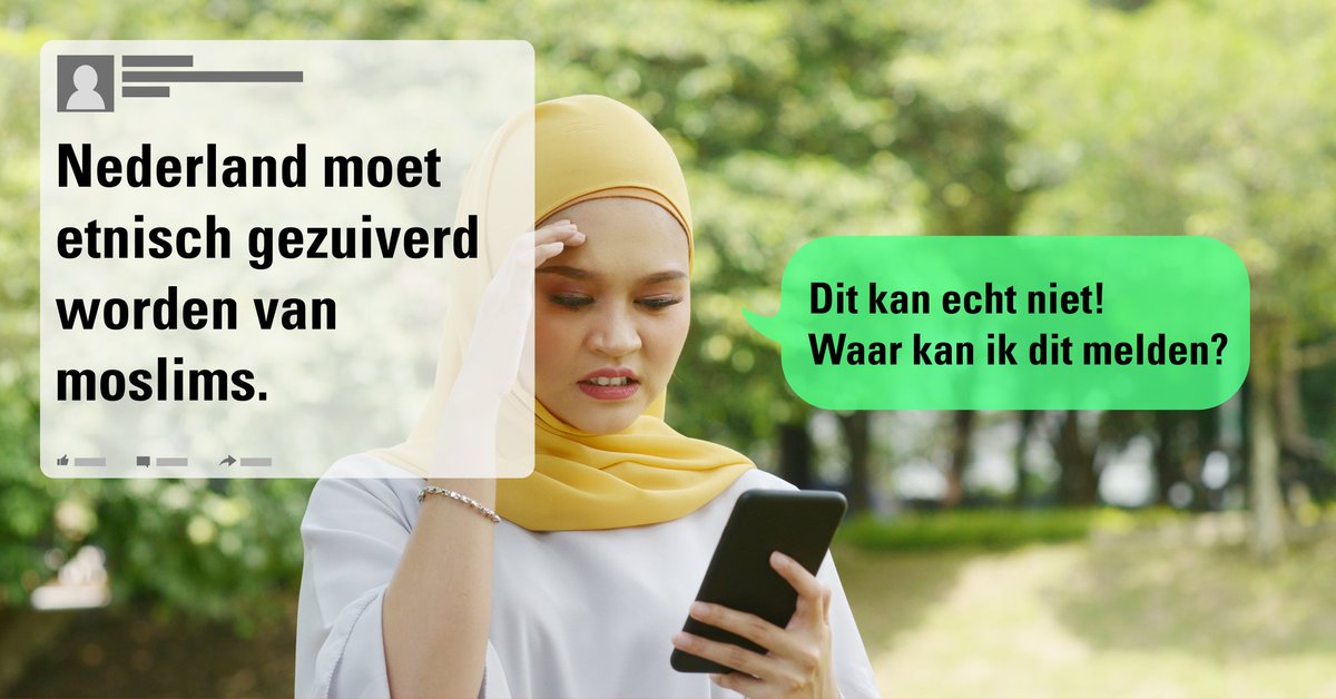 MODiscriminatie's tweet photo. Veel mensen krijgen helaas nog steeds te maken met (online) discriminatie. Kom jij dit tegen? Maak dan een melding bij MiND Nederland! Het landelijke meldpunt voor discriminerende uitingen op internet.