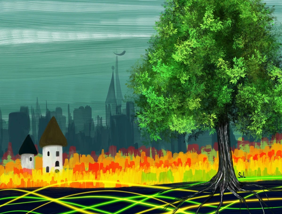 explore_nfts's tweet photo. Thrilled to pick up my newest art piece created by @SaL_Art_CNFT !  Well done on the detail involved for the tree and vibrant colors of the scene. 

Great work as always 🤩 #CNFTCommunity #NFTs #nftarti̇st https://t.co/p46ASYs7wS