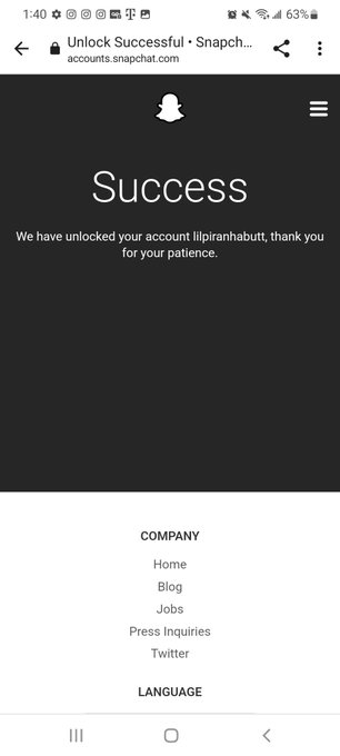 Waiting for it to get unlocked 😭 I keep getting locked out  @snapchatsupport https://t.co/5TyFh35SlV<a href="/tag/cute"class="tags"><span>#cute</span></a><a href="/tag/snapchat"class="tags"><span>#snapchat</span></a><a href="/tag/instagram"class="tags"><span>#instagram</span></a><a href="/tag/socialmedia"class="tags"><span>#socialmedia</span></a><a href="/tag/social"class="tags"><span>#social</span></a>