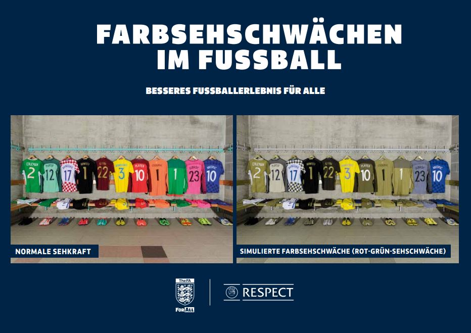 @Sukrams @farbsehschwache @Tagesspiegel Great job everyone and good to see our FA/UEFA guidelines also got a mention 😀. Here's a link to the German version colourblindawareness.org/wp-content/upl…