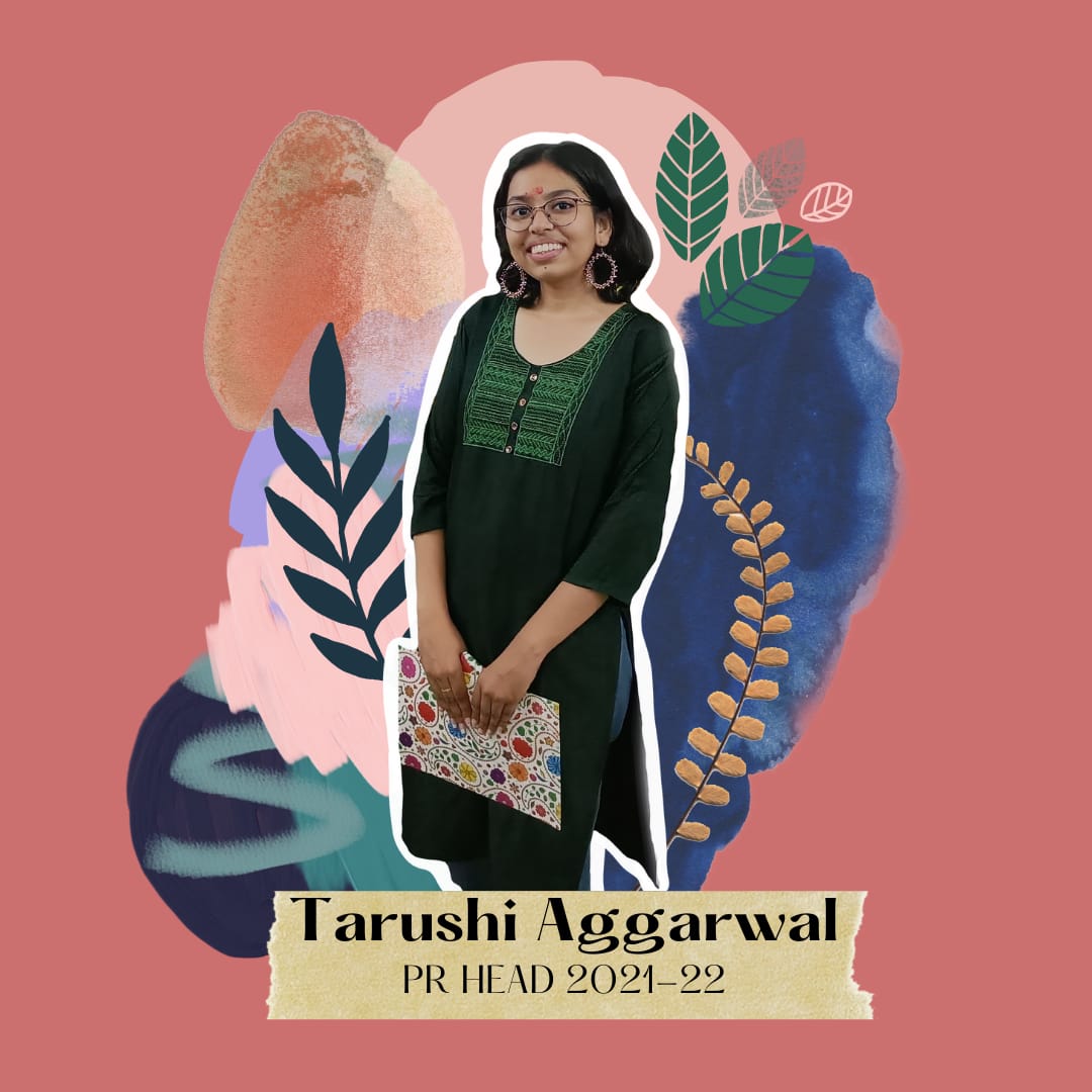 ArtistrySpm's tweet image. PR Head 2021-22 - Tarushi Aggrawal 
"Your charming and high spirited aura is the source of our enthusiasm."

Artistry loves you ❤️ 

#Artistry #artistryspm #prhead #farewell #goodbye #memories #MemoriesMade #Respect