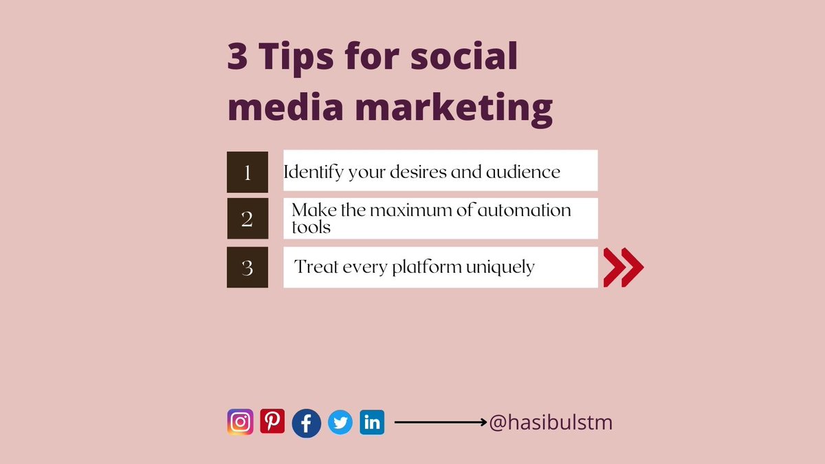 hasibulstm's tweet image. 3 Tips for social media marketing

#marketing #tips #media #social #socialmediamarketing