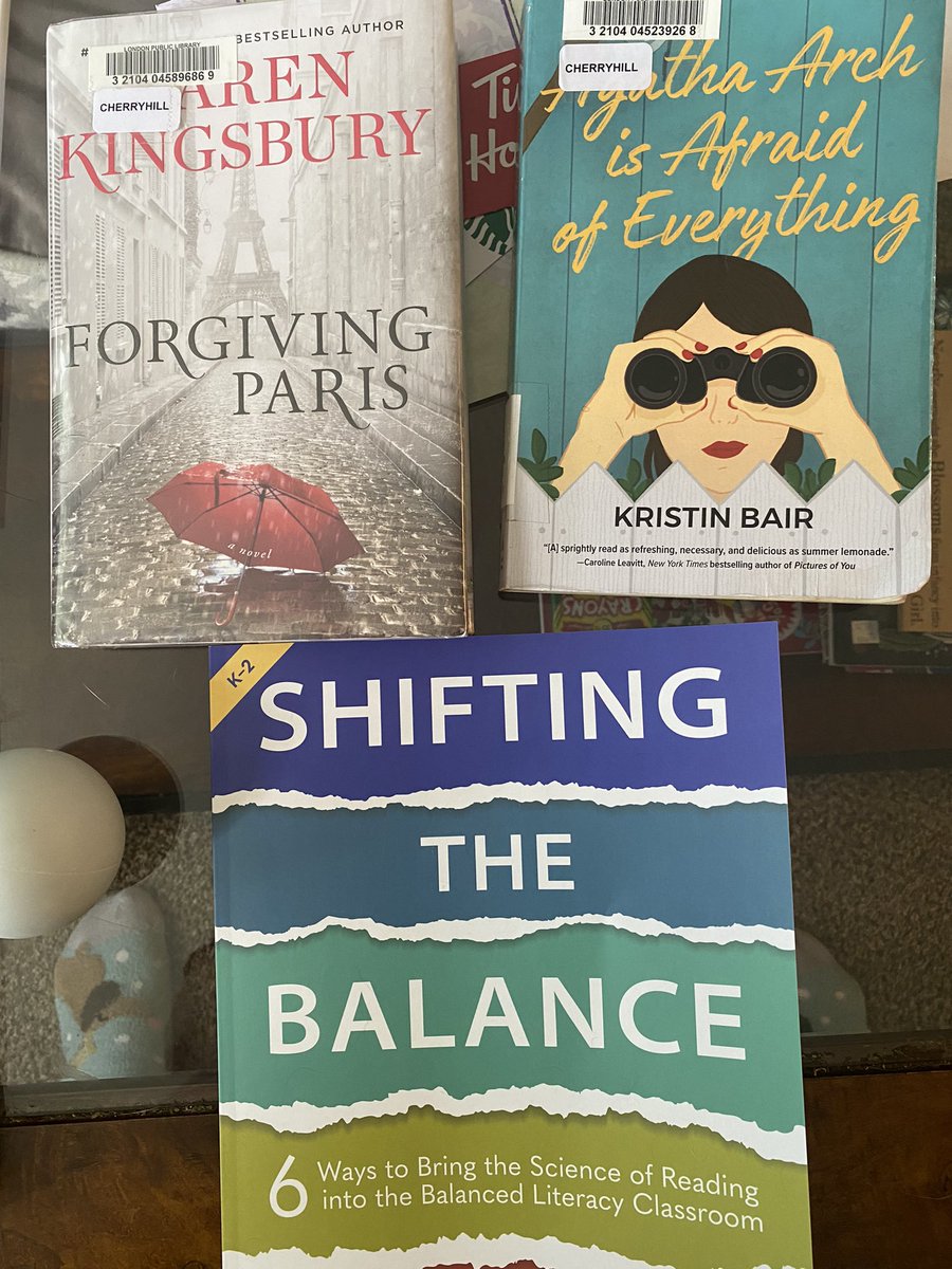 2 fiction books done and goal to read 10 by end of the summer- 1 academic book started. A nice way to unwind and learn to relax again!! Happy Summer everyone