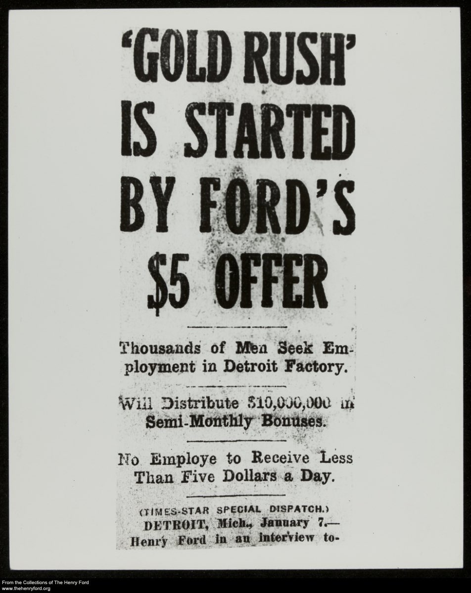 On January 5, 1914, Henry Ford stunned the world when he revealed that Ford Motor Company would double its workers’ wages to $5 a day.

Arkansas Legislators, It’s time we pay our teachers what they deserve. You have an opportunity to make this right. We are watching!
