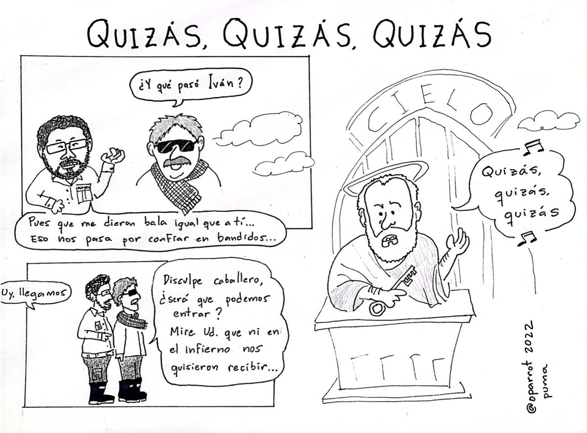 oparrot's tweet image. #IvanMarquez #QuizasQuizasQuizas @frenteafrente13 @RevistaSemana @VickyDavilaH @saludhernandezm @GalloMatrix01 @Fennix73 @Rettador @guaqueta_miguel @JuanFelipe1985 @JGranadosPena @AlvaroUribeVel @Carlosfss @JuanManSantos @MariaFdaCabal @PalomaValenciaL @ComunesCoL @jcpastrana